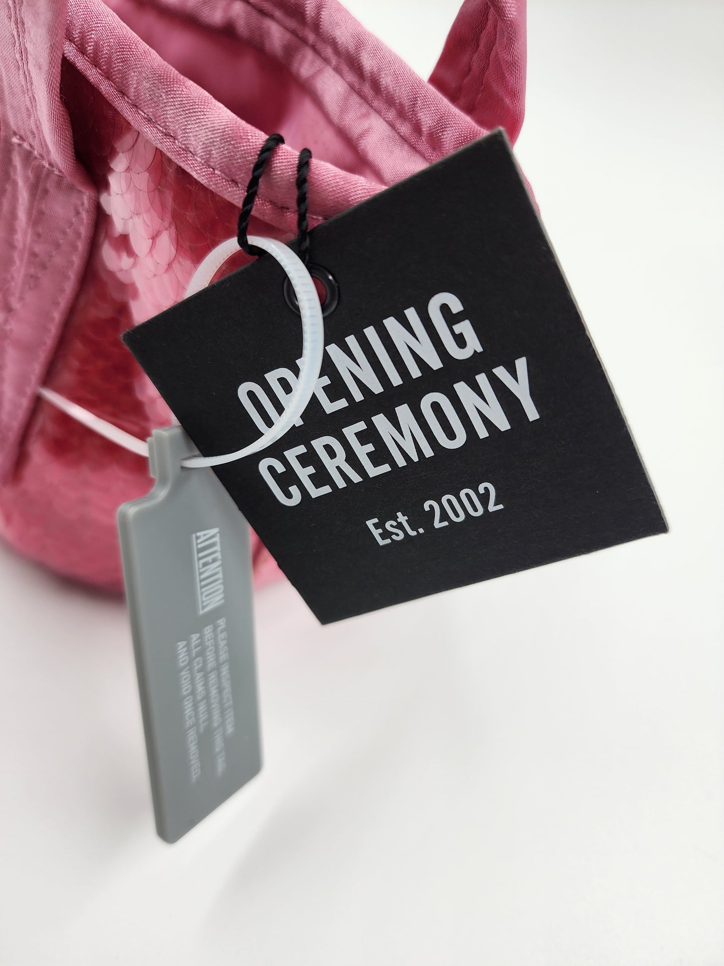 Opening Ceremony mini sequined bucket bag