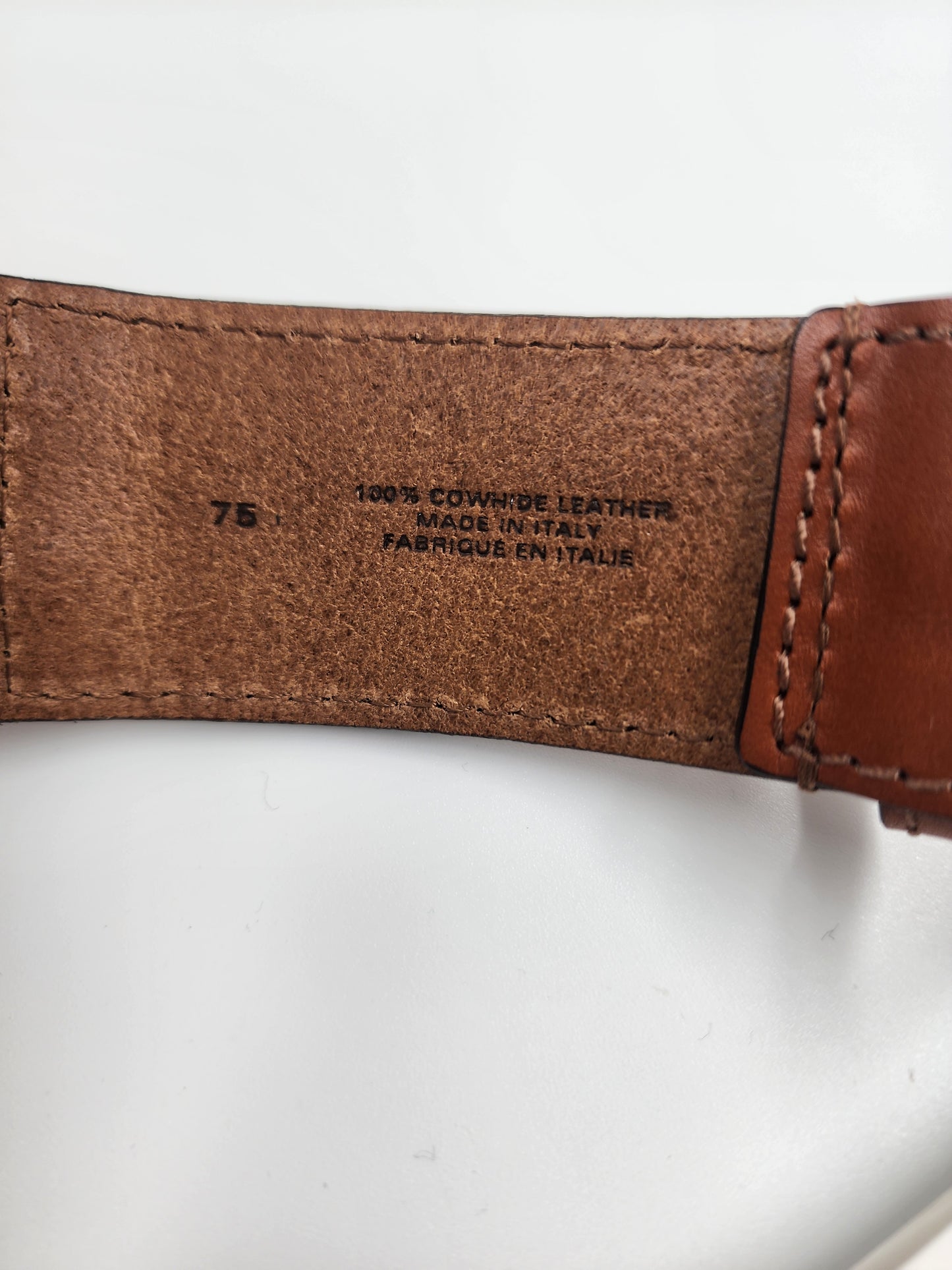 Isabel Marant Brown Cow Leather Belt - 75 cm