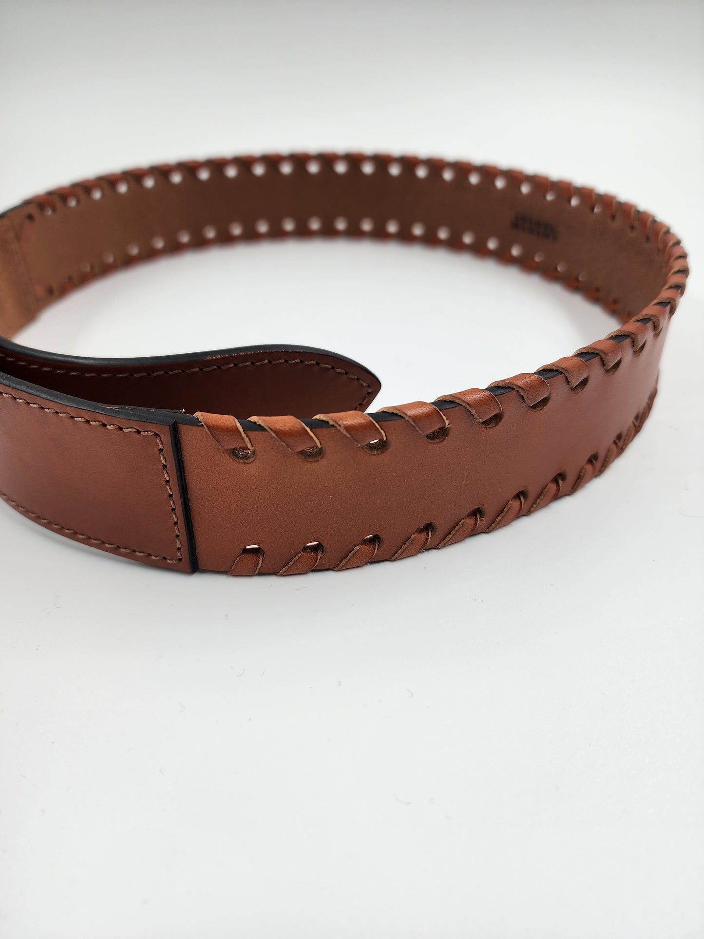Isabel Marant Brown Cow Leather Belt - 75 cm