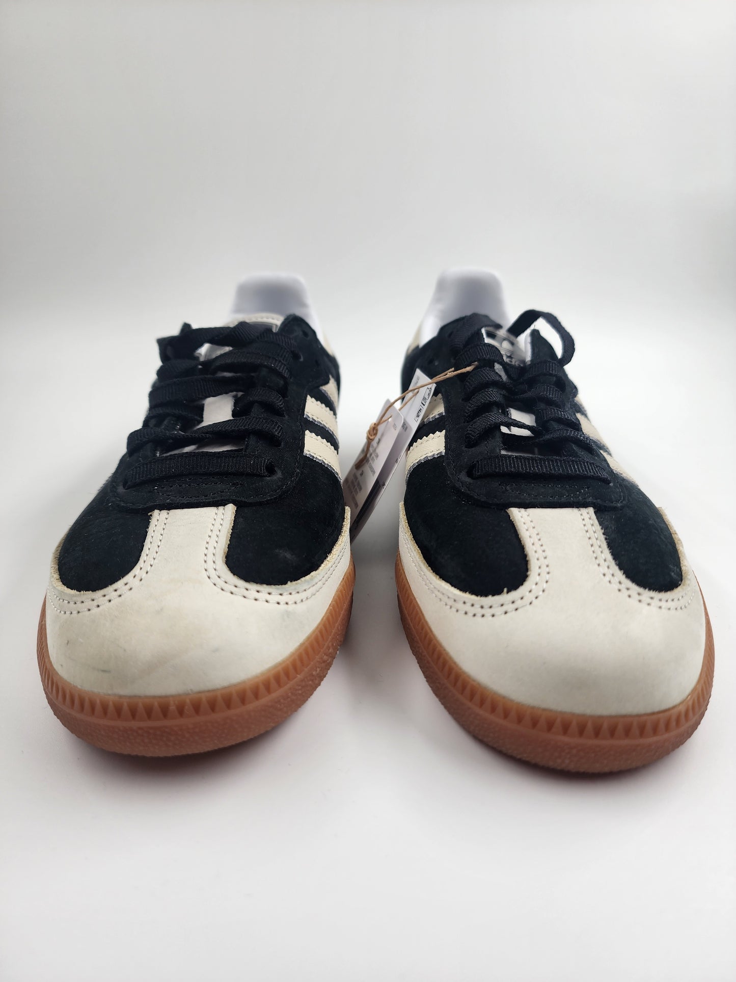 Adidas Originals Samba OG trainers in black and beige suede - UK 8