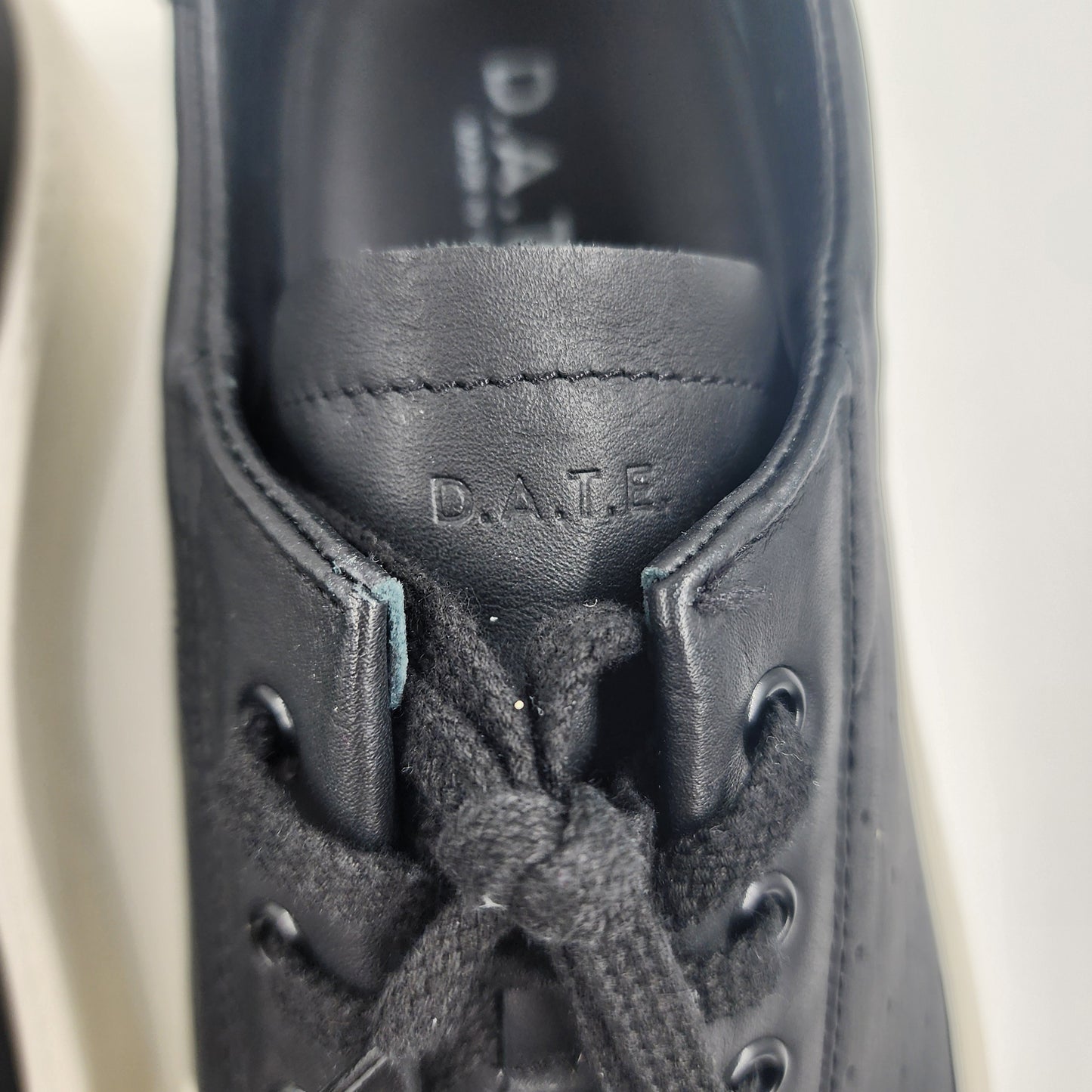 Date Men's Black Levante Lace-Up Trainers - UK 10
