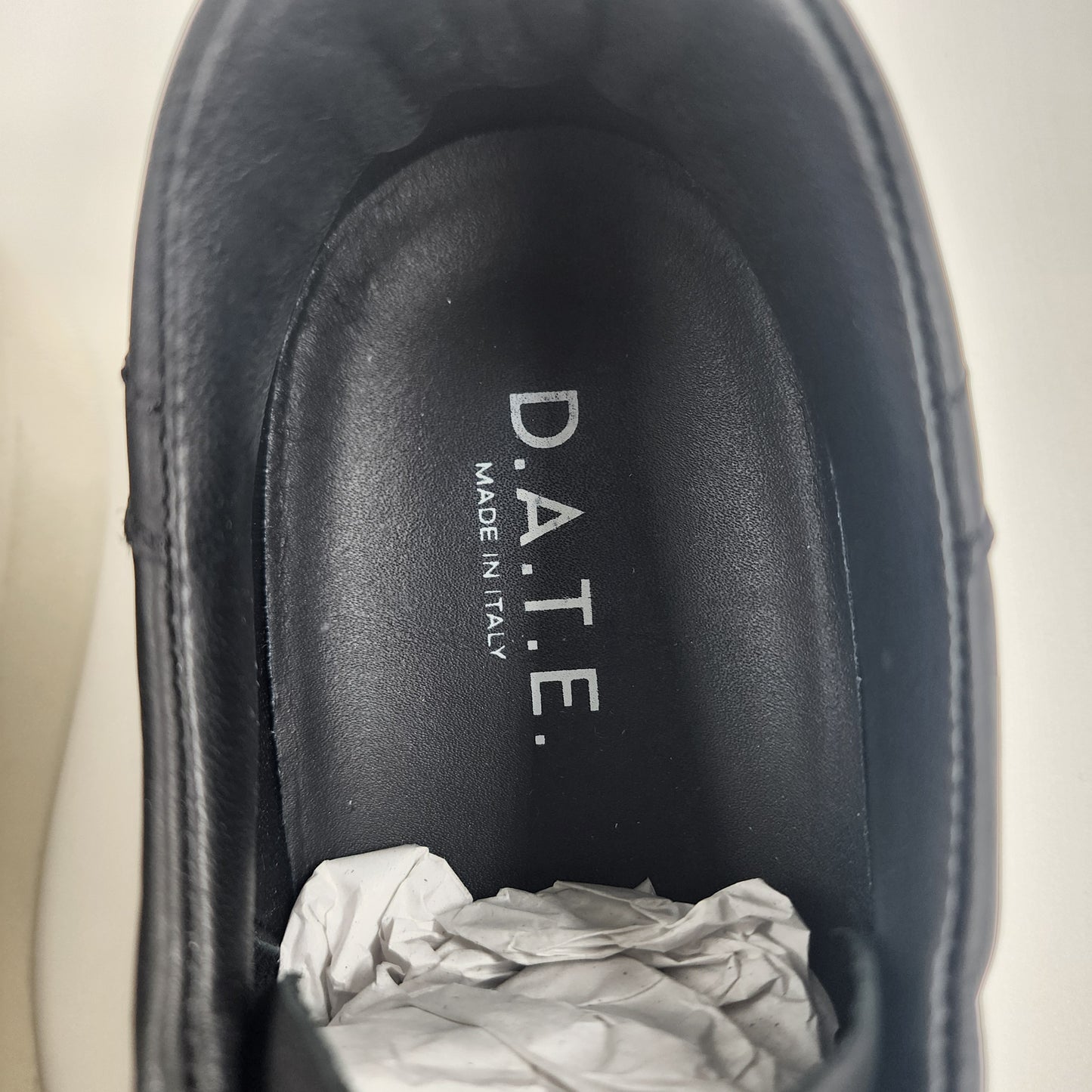 Date Men's Black Levante Lace-Up Trainers - UK 10