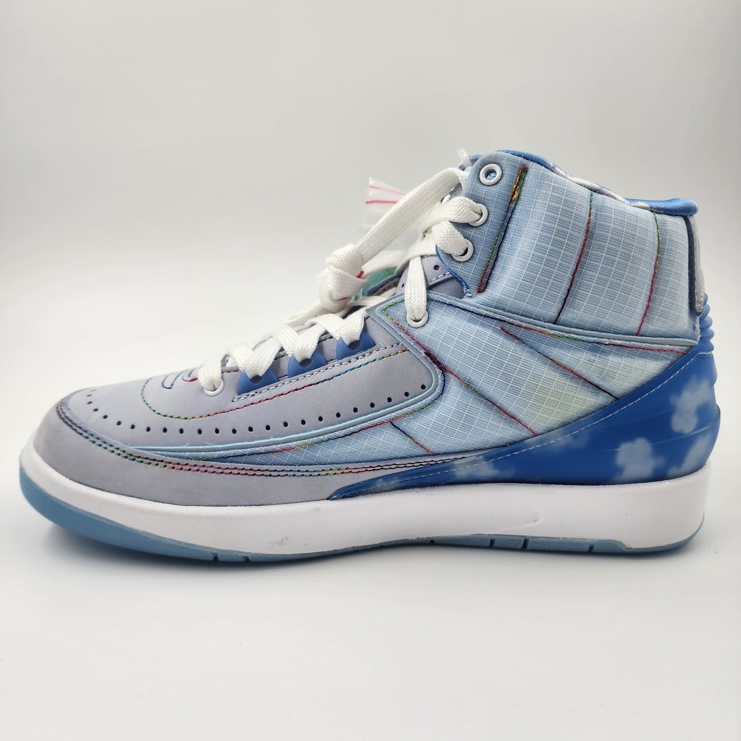Nike Air Jordan 2 Retro x J. Balvin Blue Women's Cloud Sneakers Size UK 5