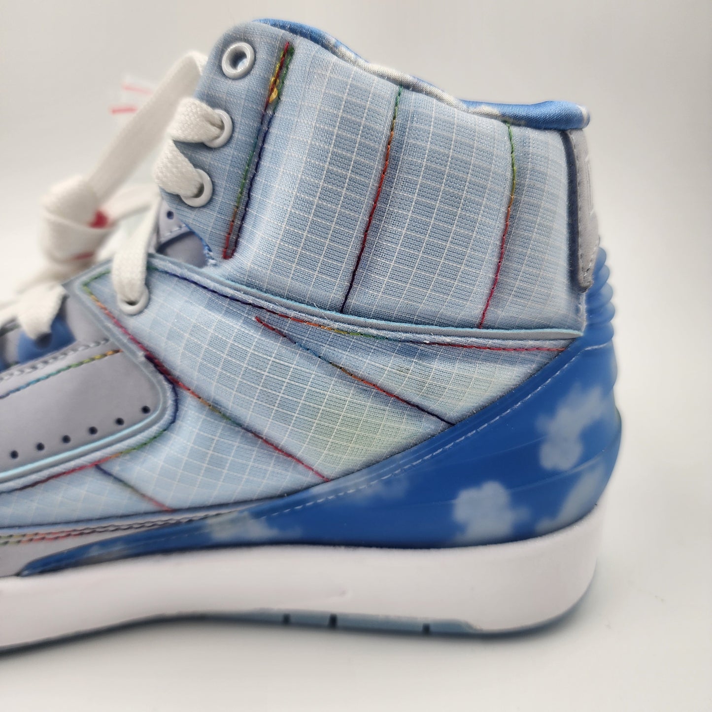 Nike Air Jordan 2 Retro x J. Balvin Blue Women's Cloud Sneakers Size UK 5