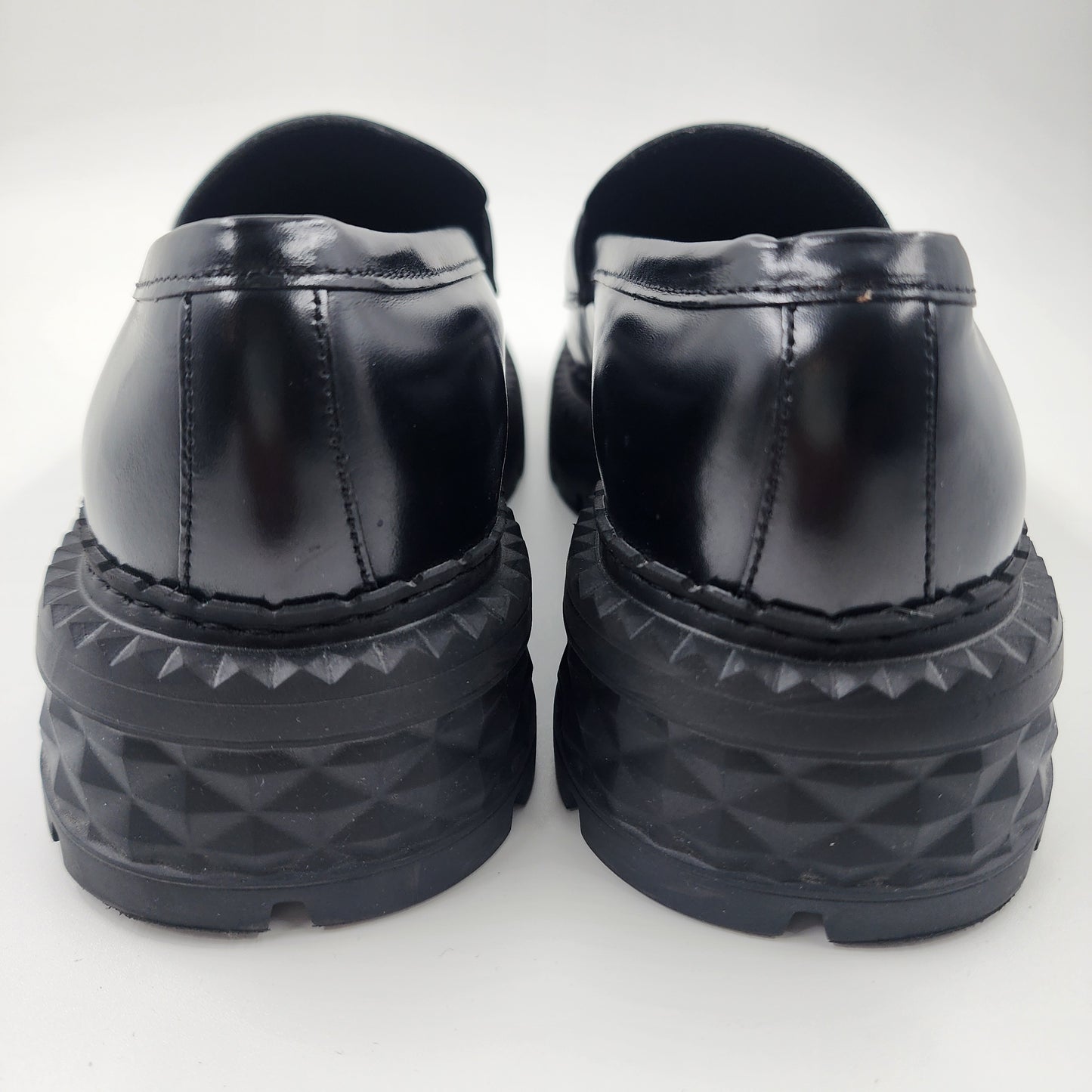Jimmy Choo Marlow Diamond leather loafers - EU 38 UK 5