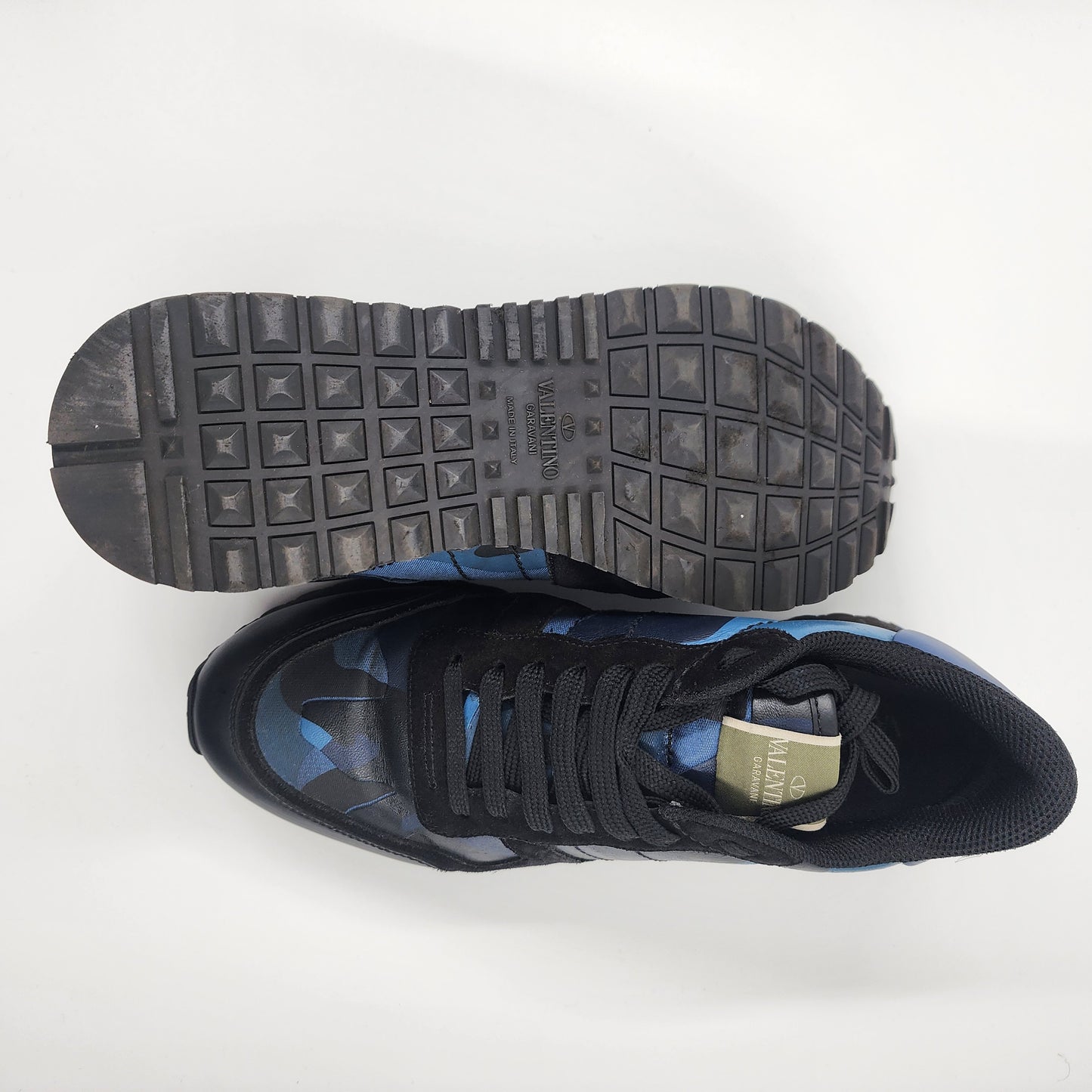 Valentino Garavani | WY2S0723 TCC Camouflage Noir Rockrunner Trainer - EU 41