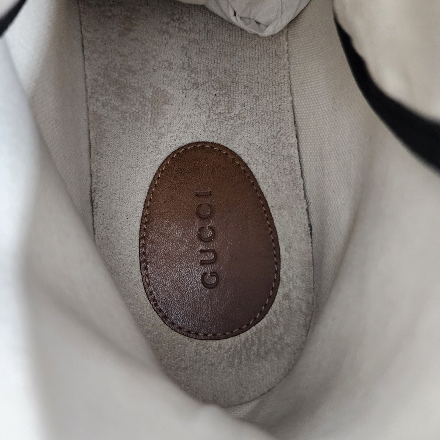 Gucci Maxi GG Logo High-Cut Sneakers 703034 Brown Beige - EU 39
