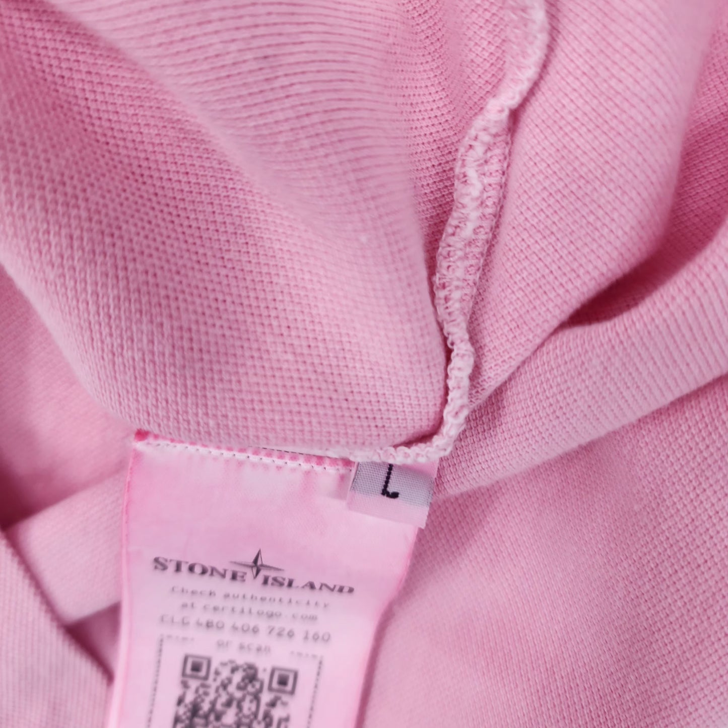 Stone Island Pink Men's T-Shirt - L