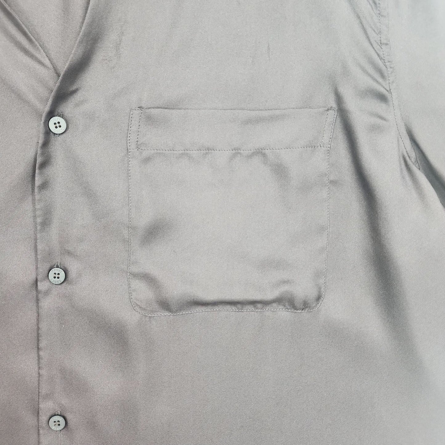 Zegna Short-Sleeve Silk Pajama Shirt - L
