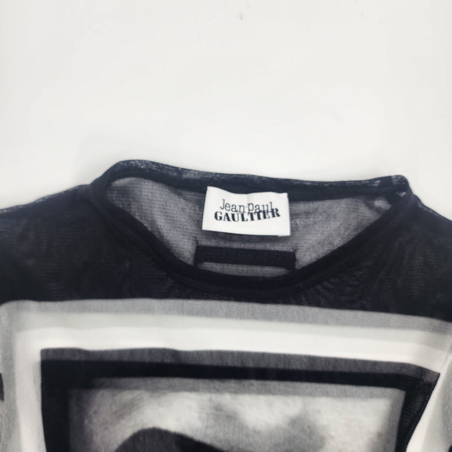 Jean Paul Gaultier Eyes & Lips Mesh Women's T-Shirt - L
