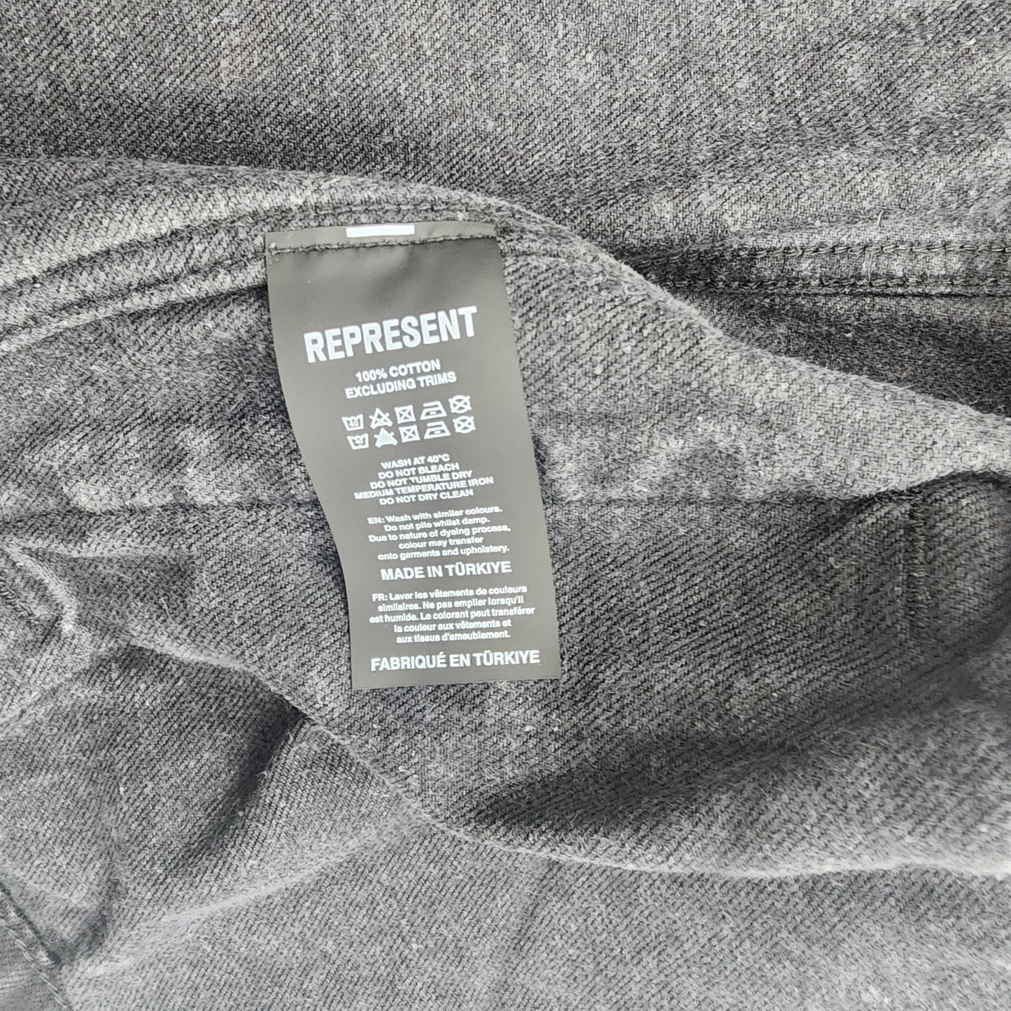 Represent R4 Denim Men's Jacket - Size L