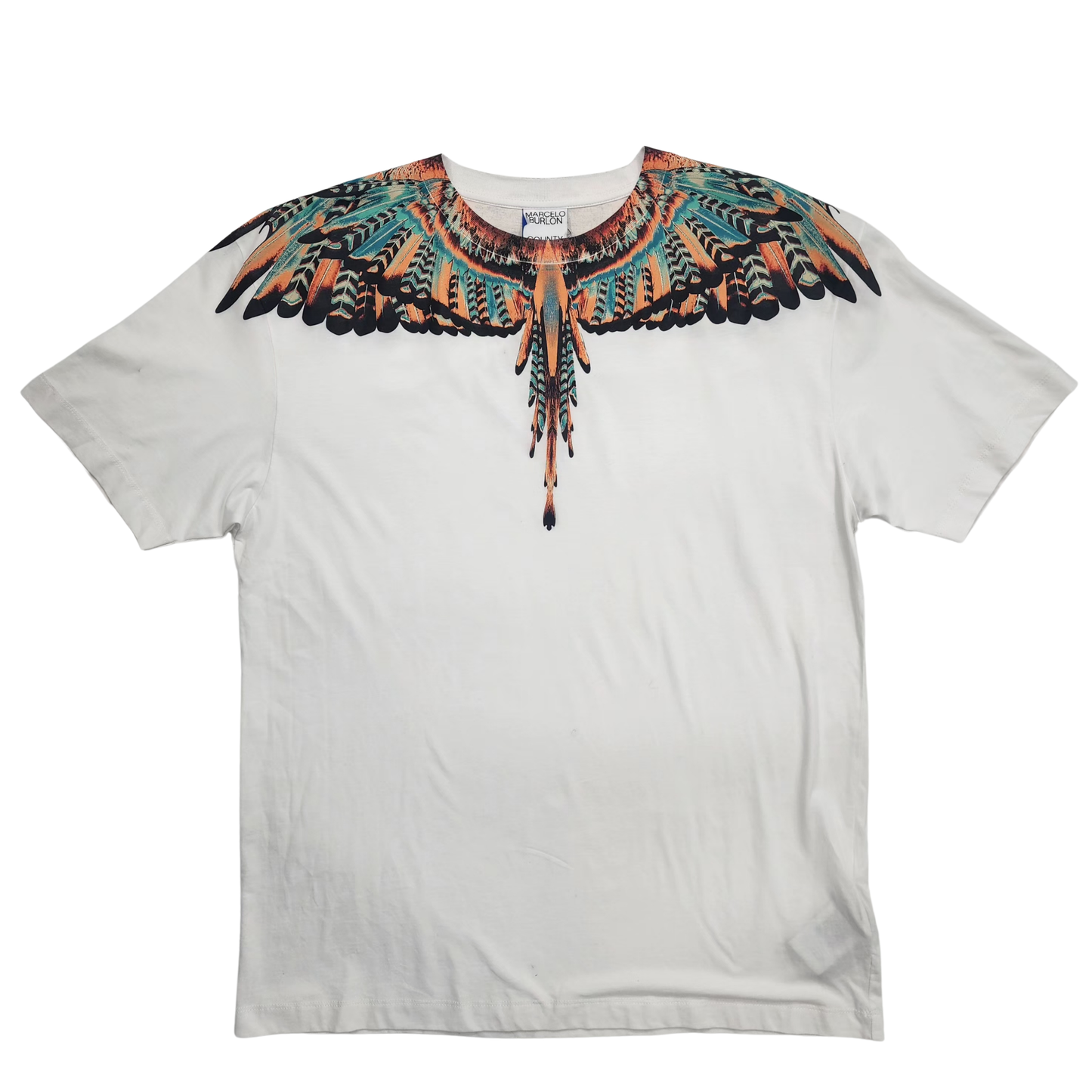 Marcelo Burlon White Wings Print Men's T-Shirt - XL