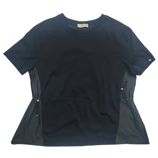 Herno Panelled Black Women's T-Shirt - UK 12