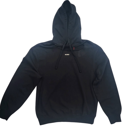 Hugo Boss Black Logo Print Unisex Hoodie - M