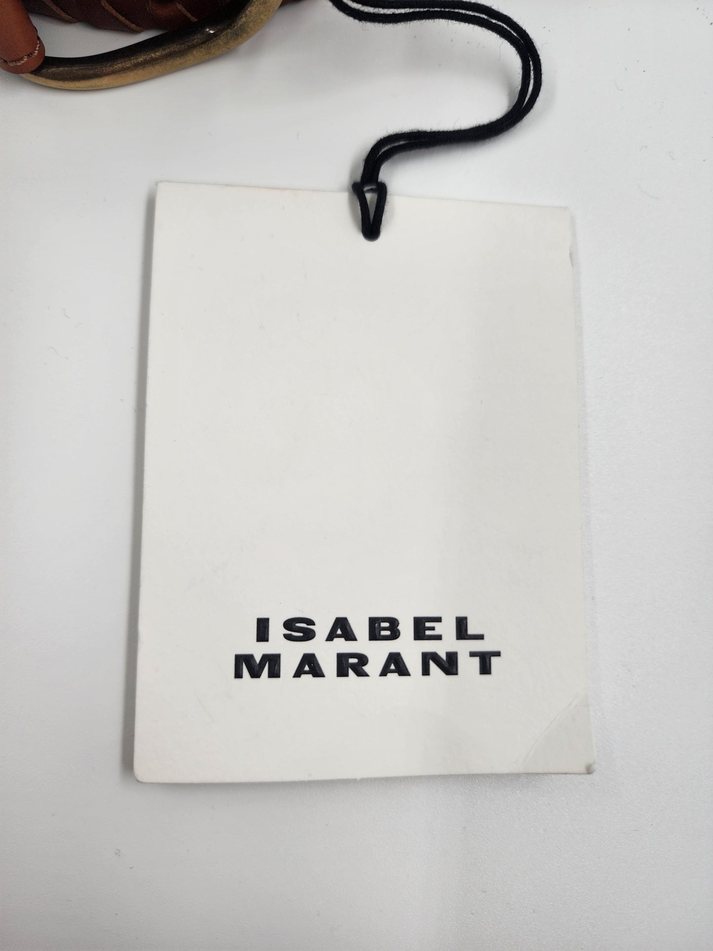 Isabel Marant Brown Cow Leather Belt - 75 cm