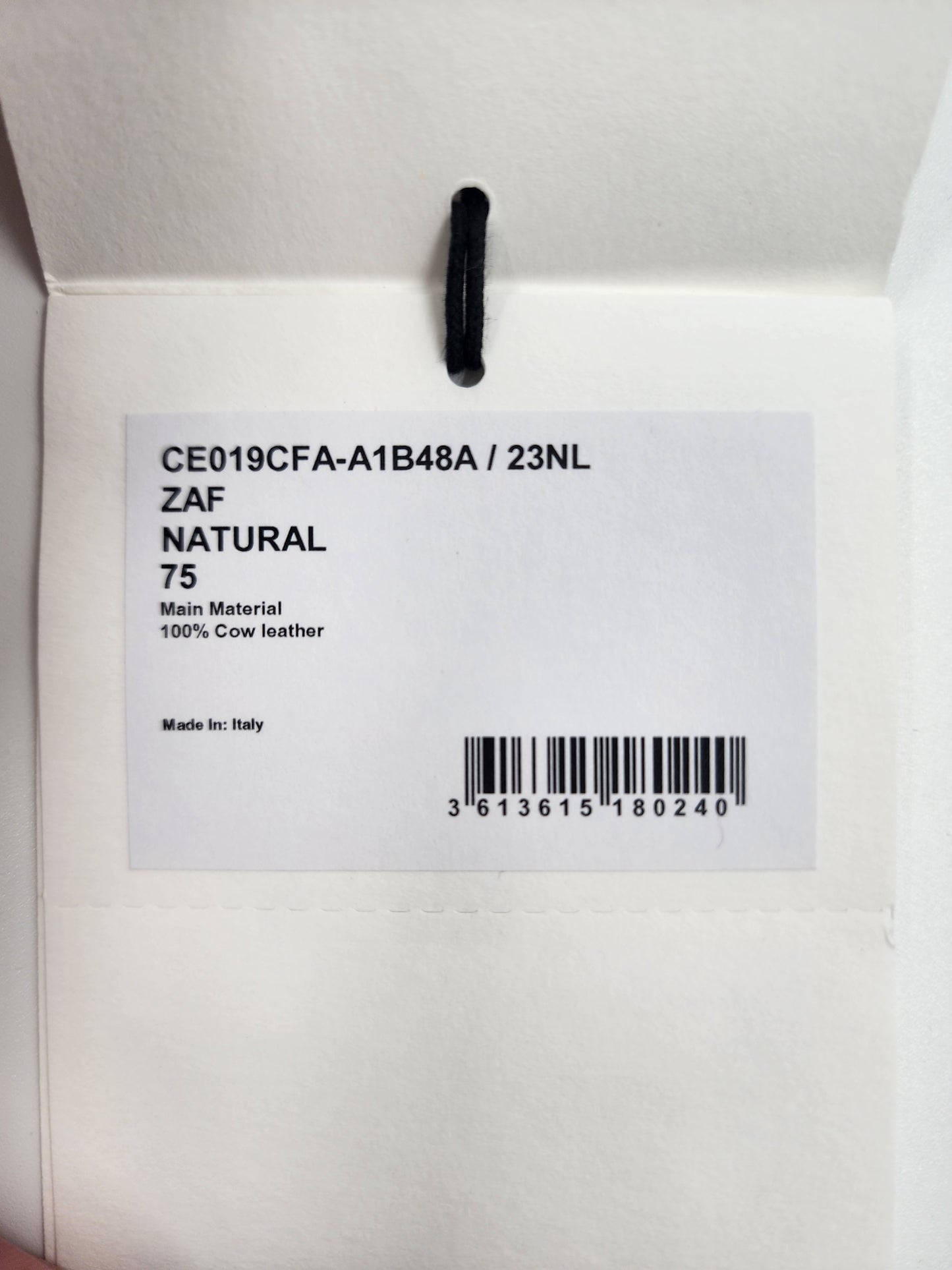 Isabel Marant Brown Cow Leather Belt - 75 cm