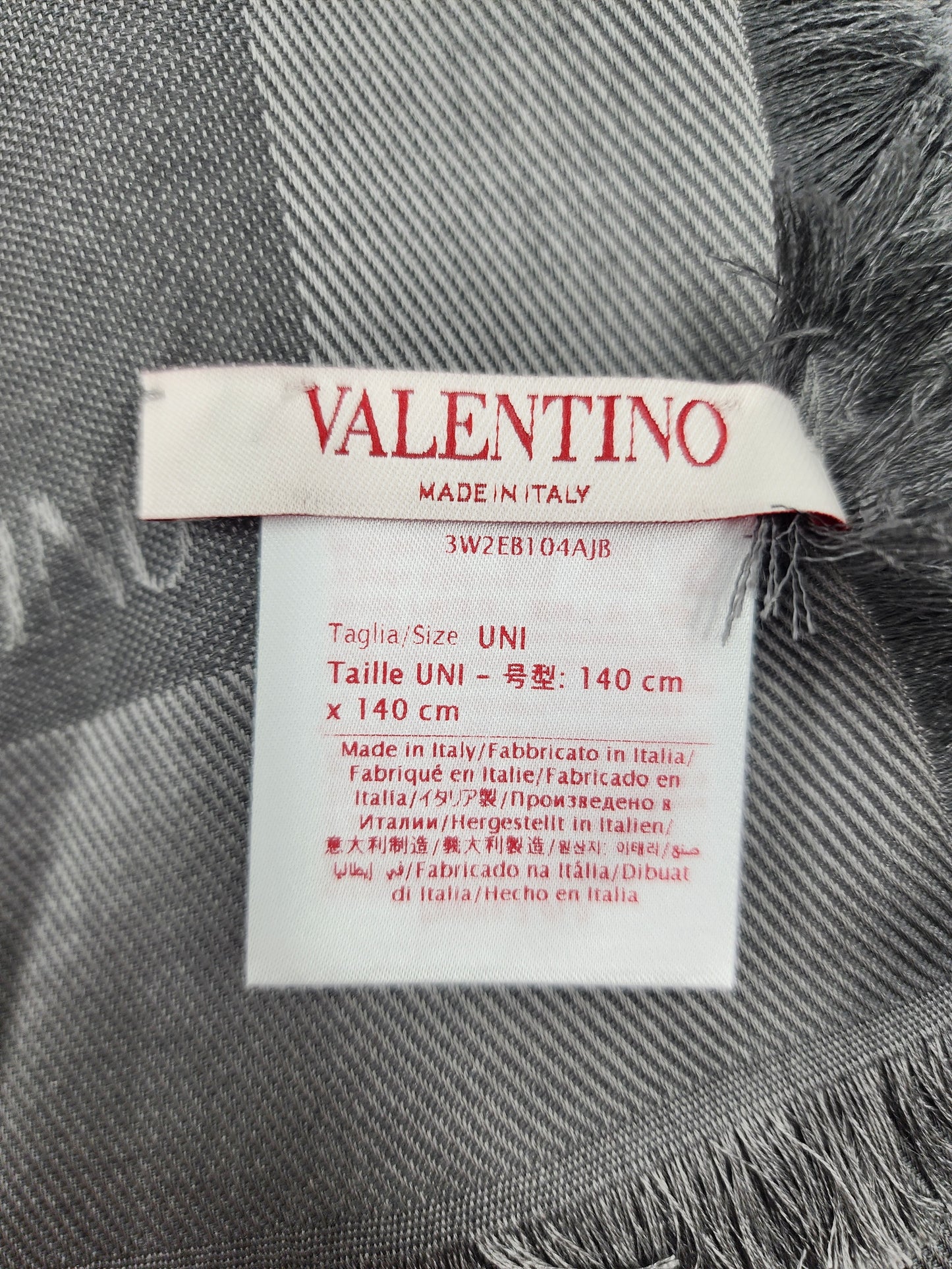 Valentino Garavani Metallic Colour Scarf - 140 X 140 cm