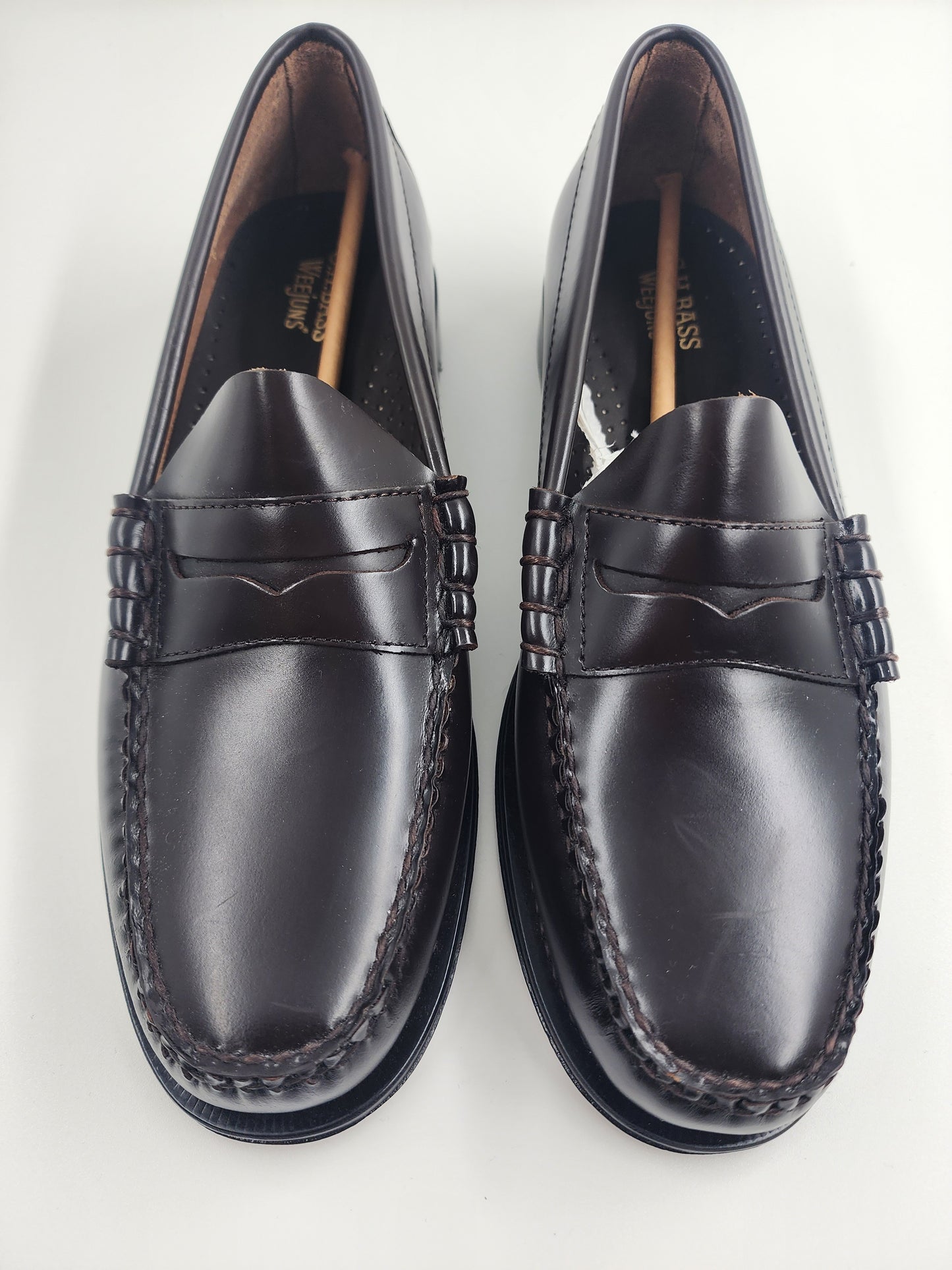 G.H.Bass Larson Moc Penny Brown/Maroon Shoes - EU 42