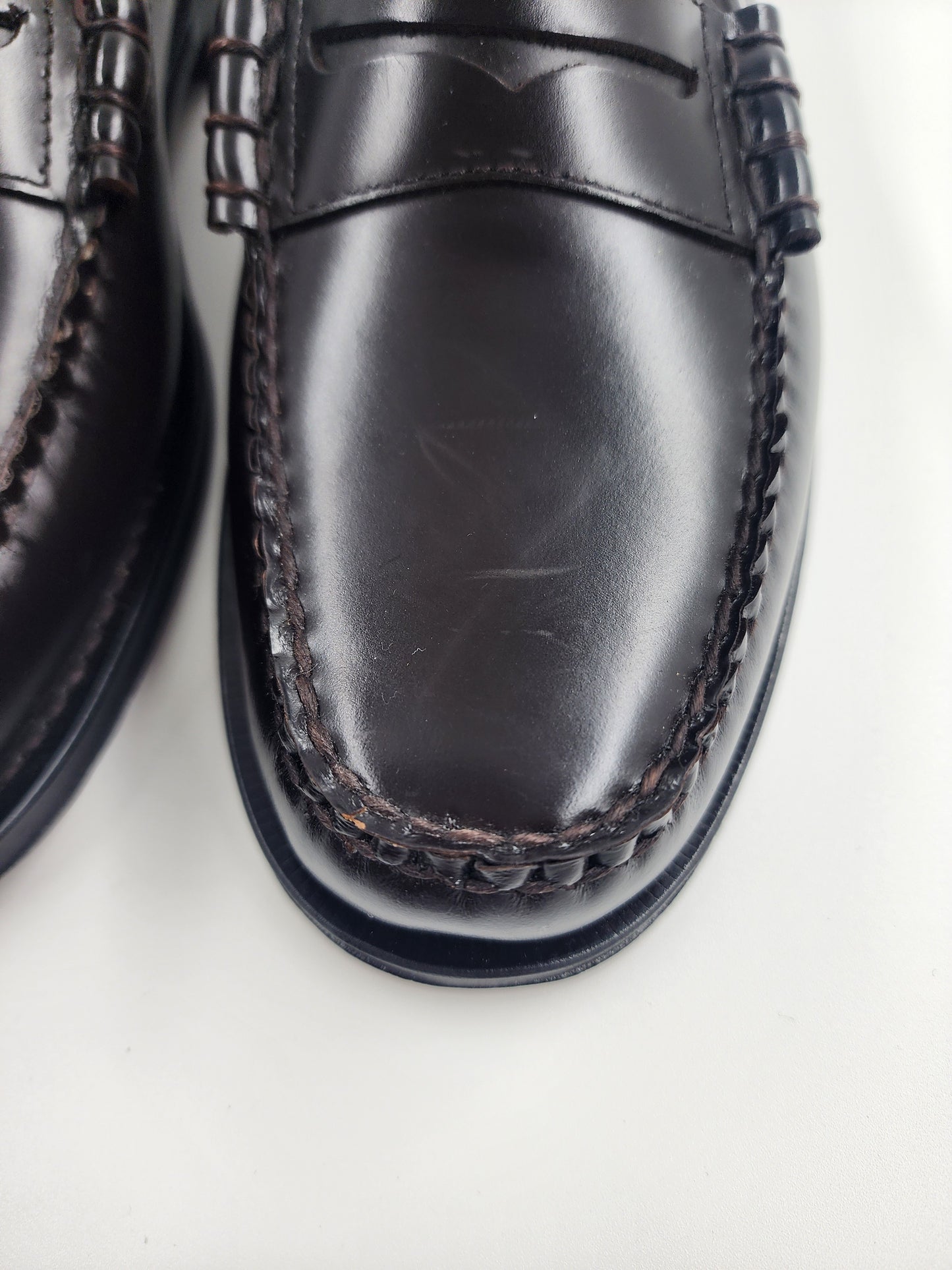 G.H.Bass Larson Moc Penny Brown/Maroon Shoes - EU 42