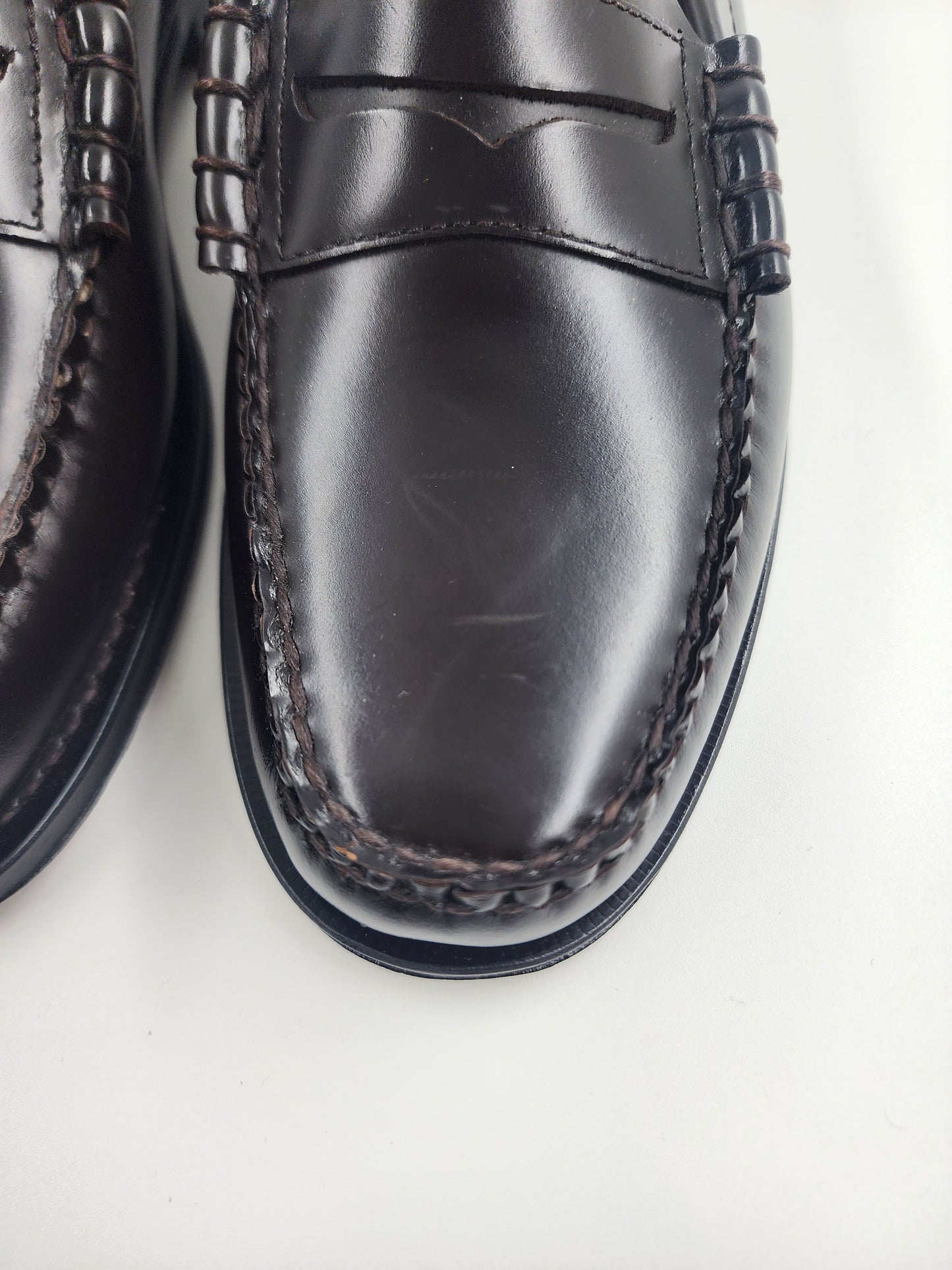 G.H.Bass Larson Moc Penny Brown/Maroon Shoes - EU 42