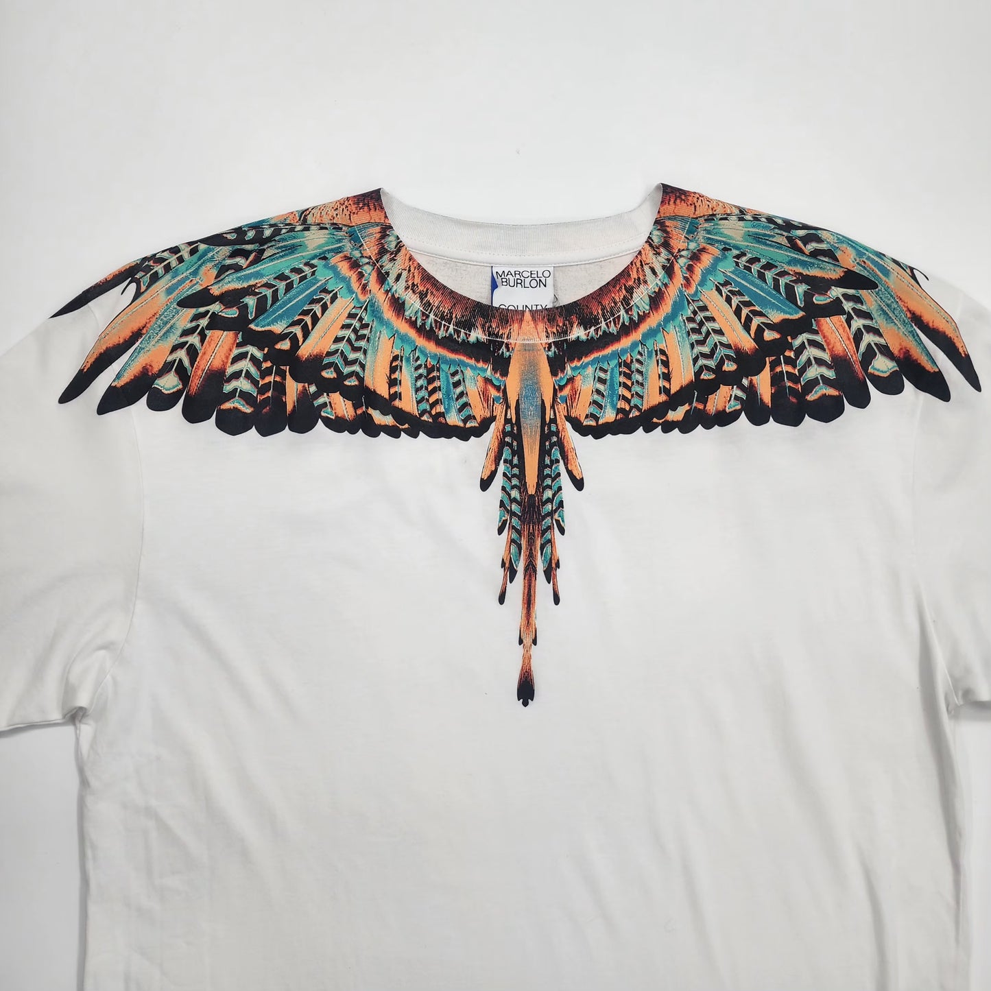 Marcelo Burlon White Wings Print Men's T-Shirt - XL