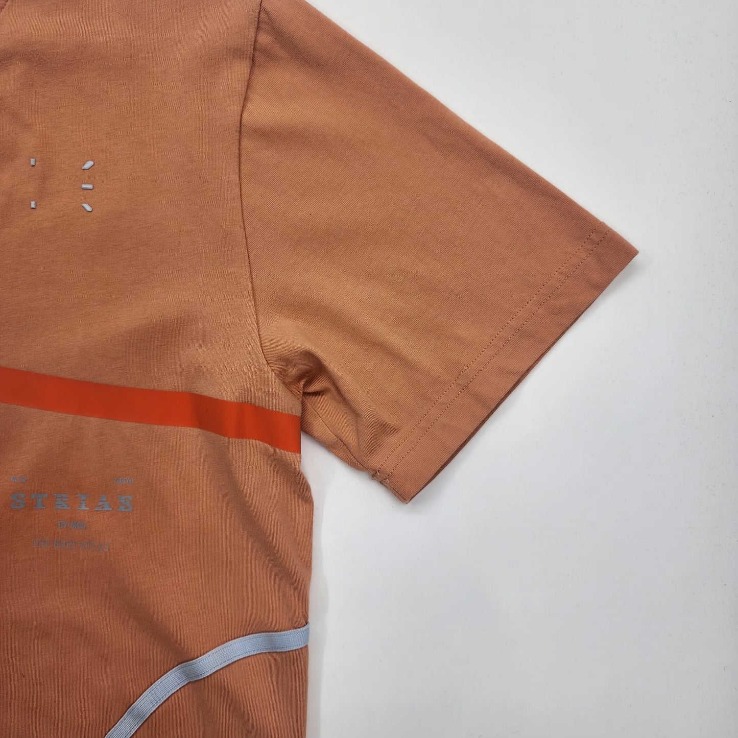 Striae by MCQ Orange Crew Neck Women's T-Shirt - Size L