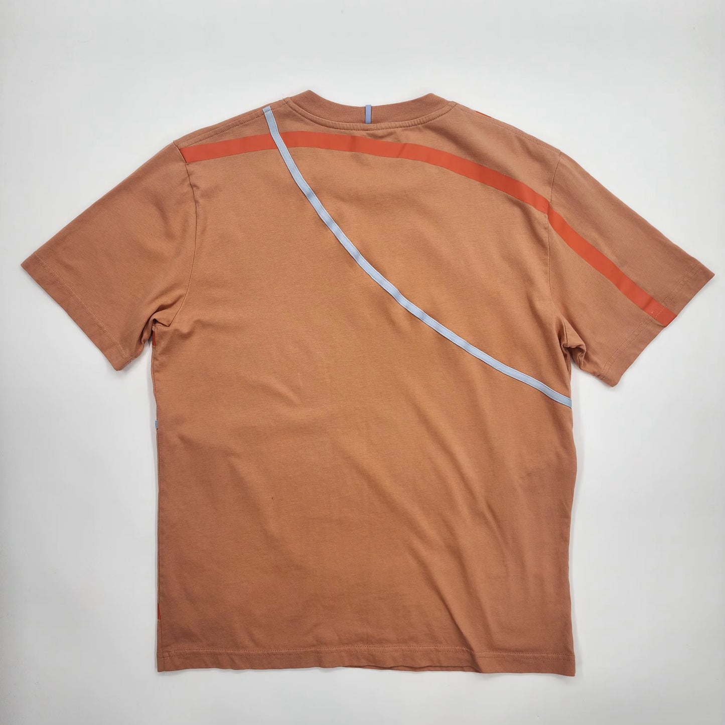 Striae by MCQ Orange Crew Neck Women's T-Shirt - Size L