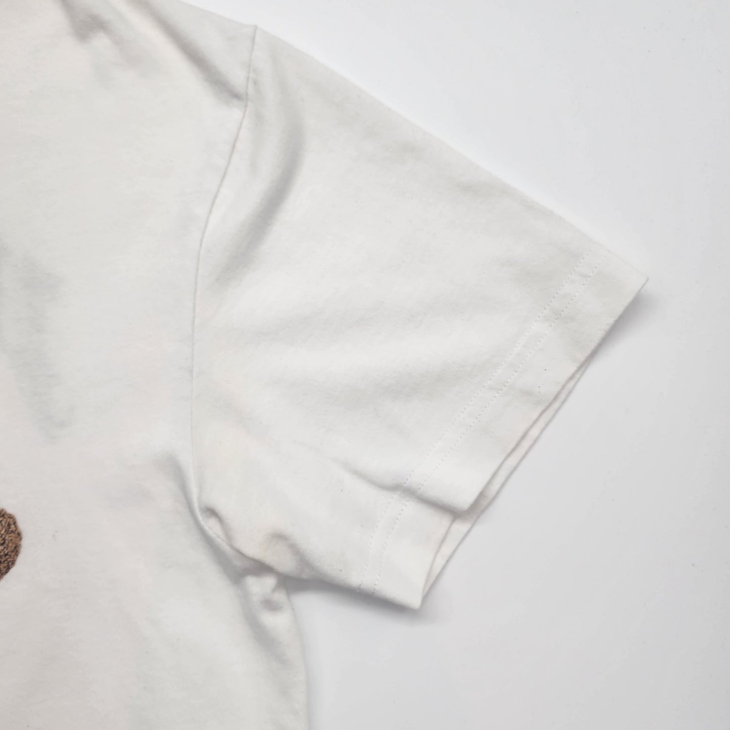 Palm Angels Crew Neck White T-Shirt - Size M