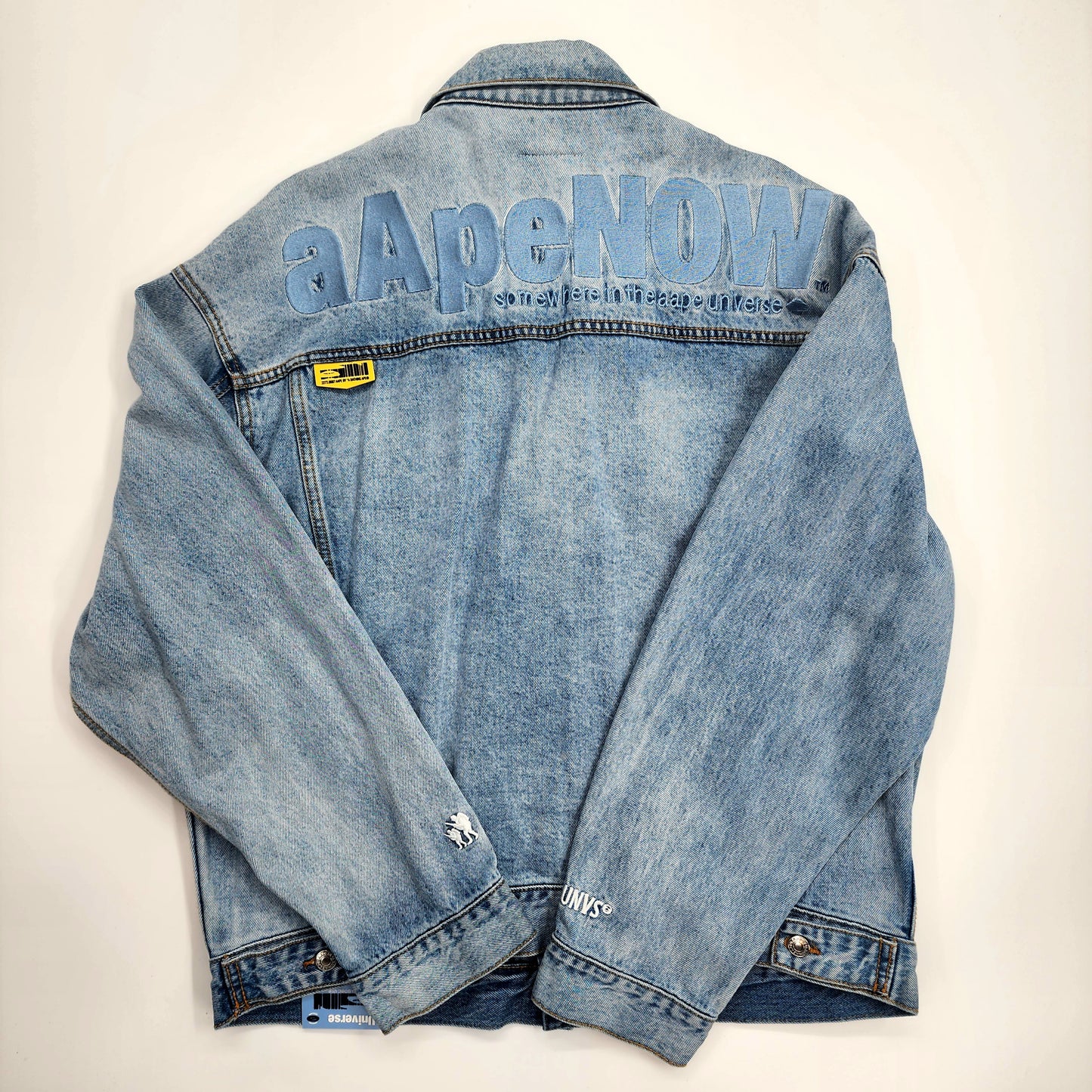 Aape By Bathing  Blue Denim Unisex Jacket - L