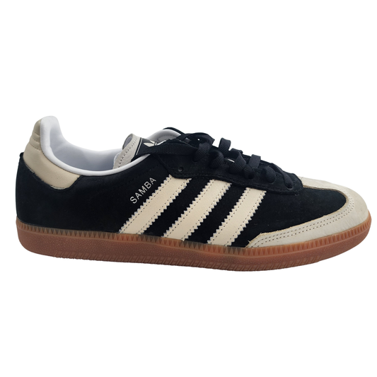 Adidas Originals Samba OG trainers in black and beige suede - UK 8