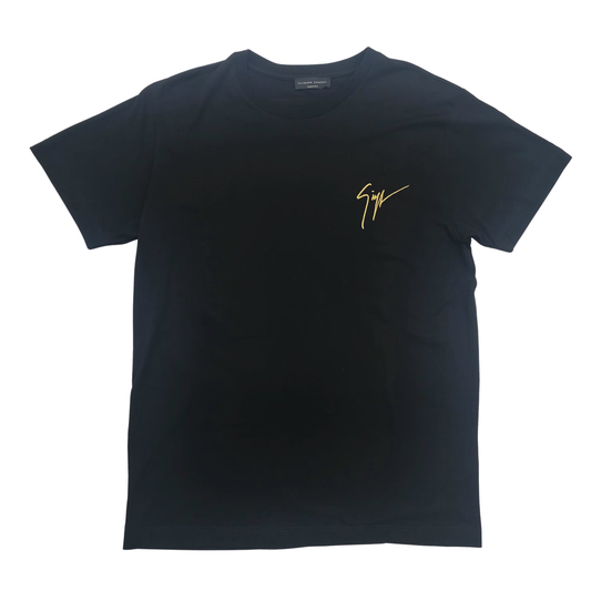 Giuseppe Zanotti Black Iconic Signature T-Shirt - M